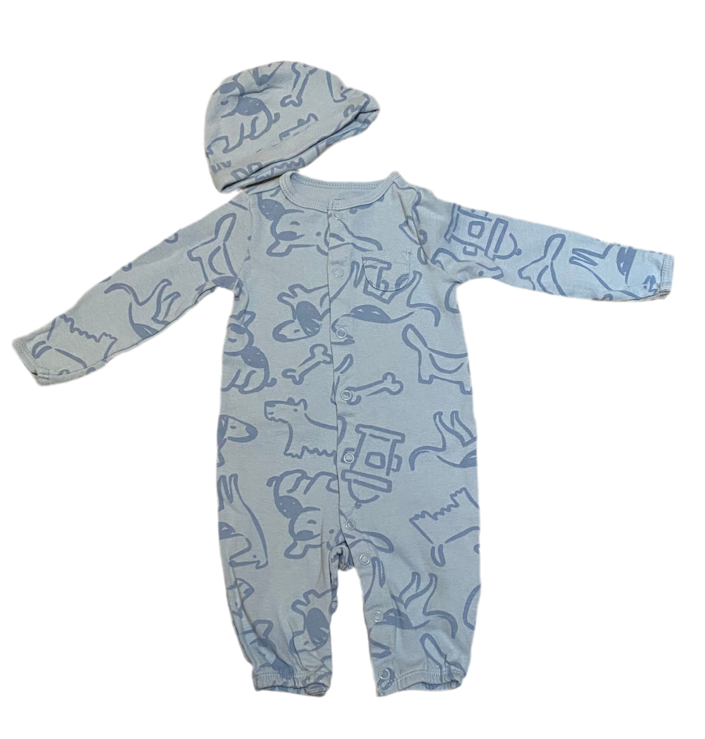 Pyjama avec chapeau 3 mois