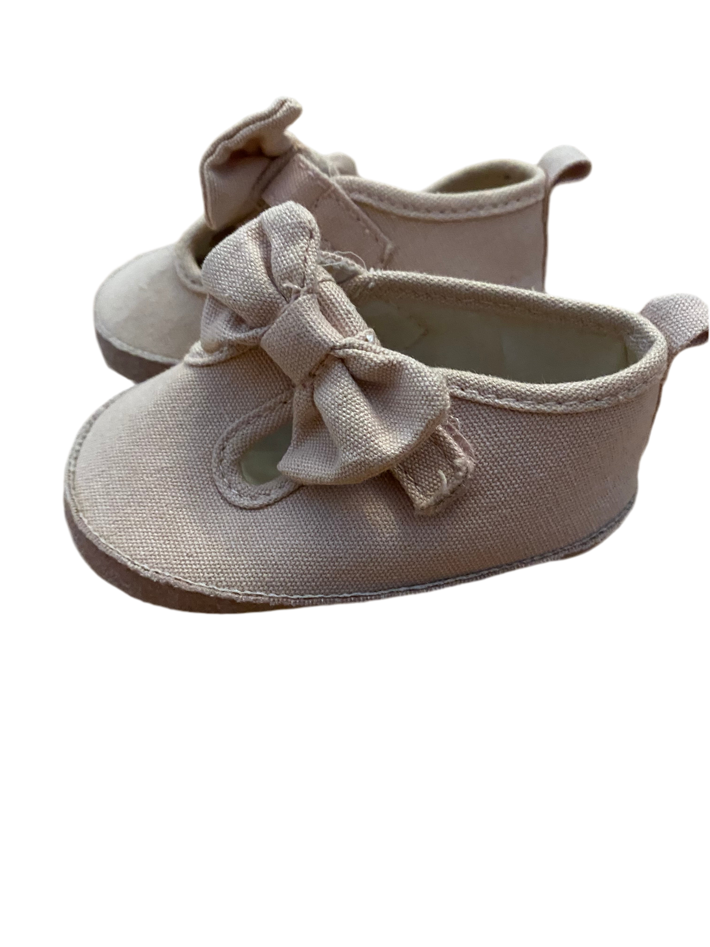 Soulier ballerine rose 3-6 mois
