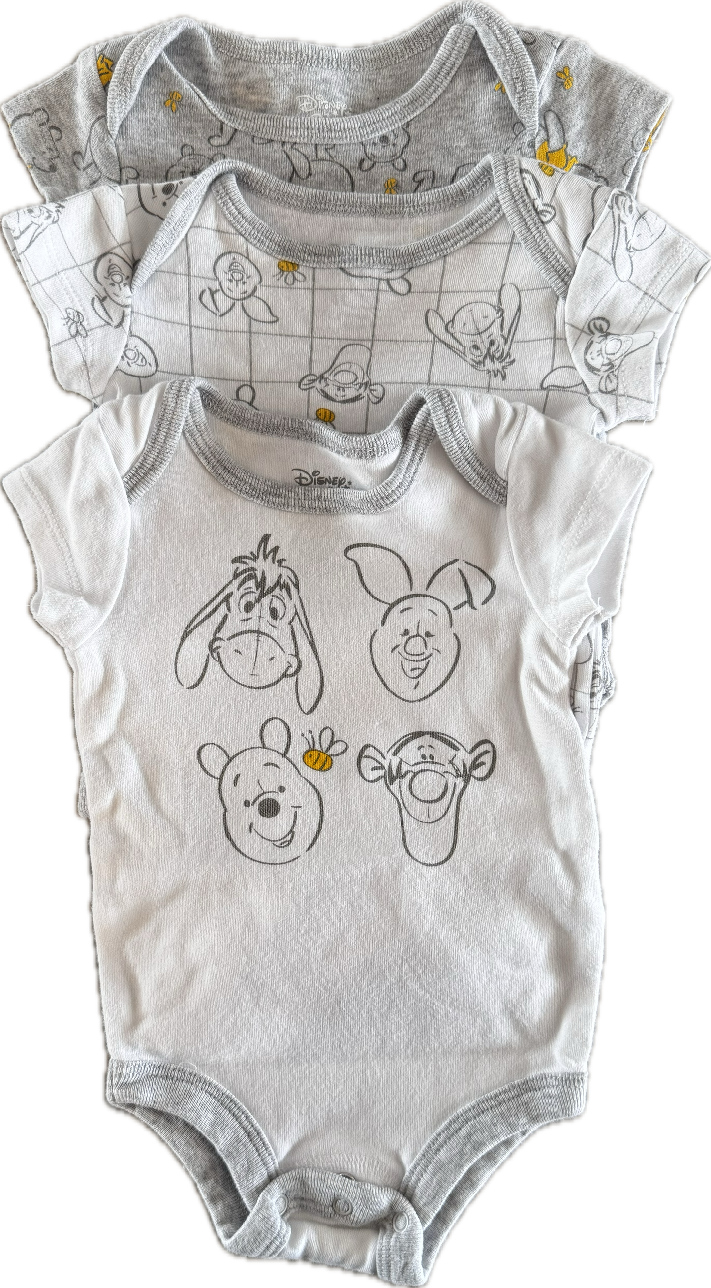 Ensemble (3) cache-couche newborn