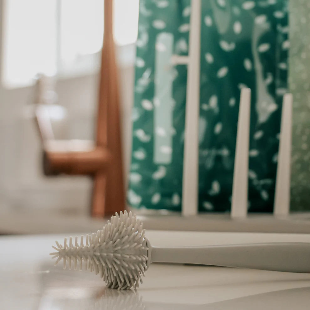 Brosse de nettoyage pour pochettes alimentaires, biberons et bouteilles