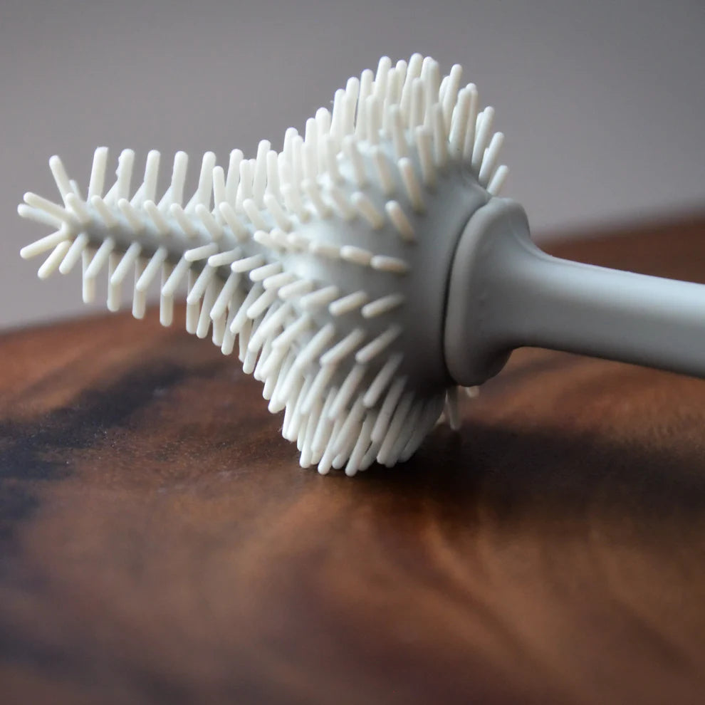 Brosse de nettoyage pour pochettes alimentaires, biberons et bouteilles