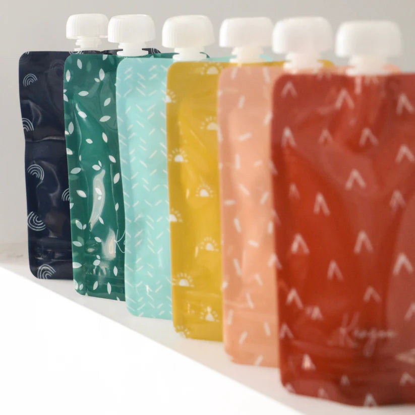 Pochettes Alimentaires Réutilisables BOHO (ensemble de 6)