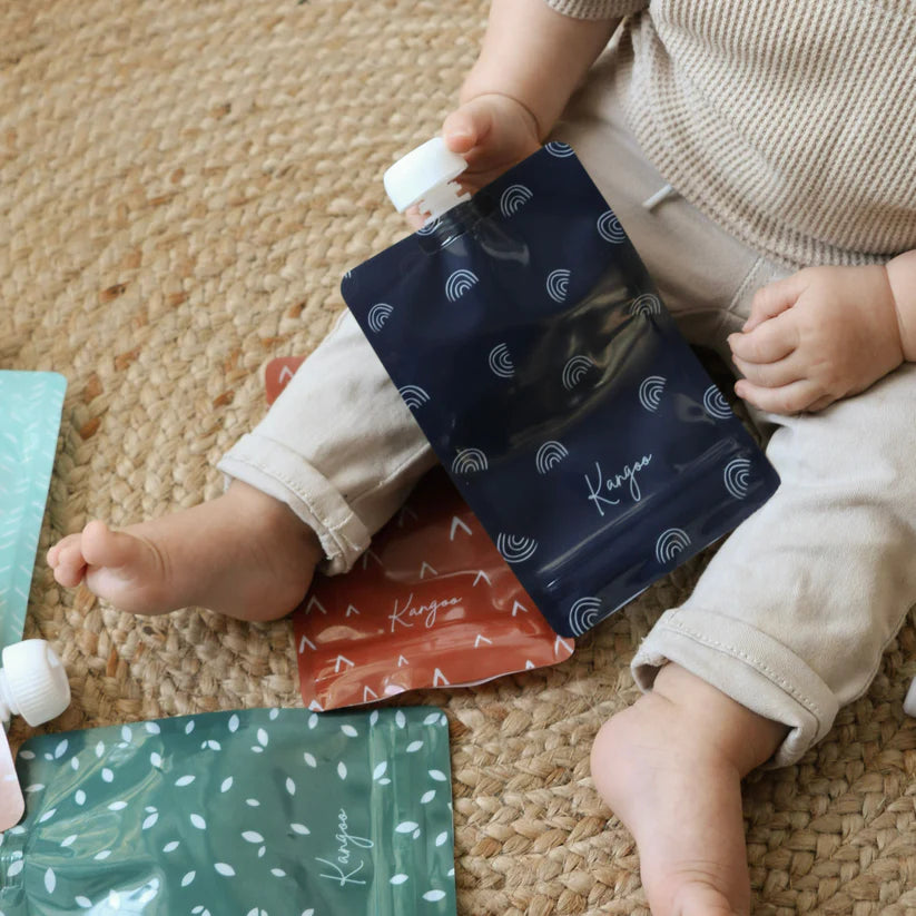 Pochettes Alimentaires Réutilisables BOHO (ensemble de 6)