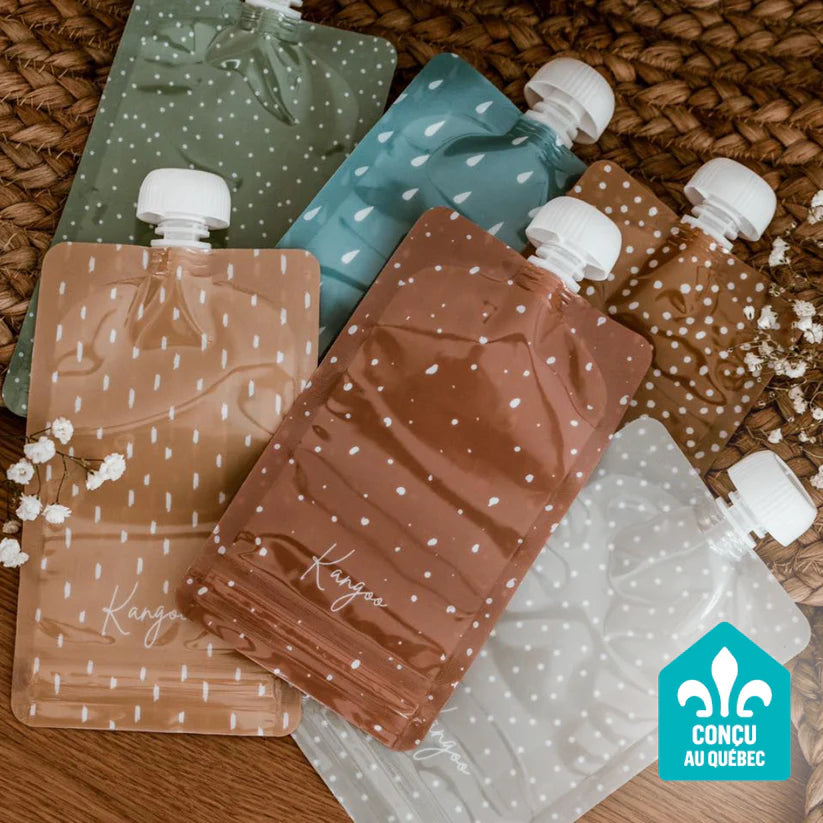 Pochettes Alimentaires Réutilisables NEUTRAL (ensemble de 6)