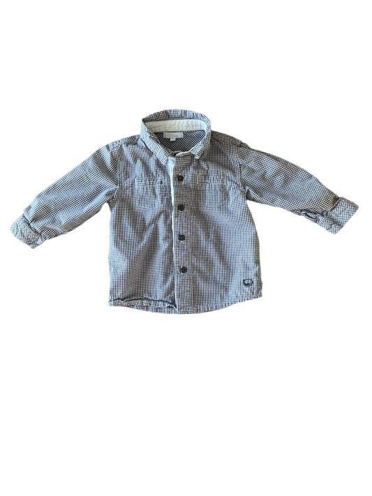 Chemise Trois moutons 9 mois *IMPARFAITE*