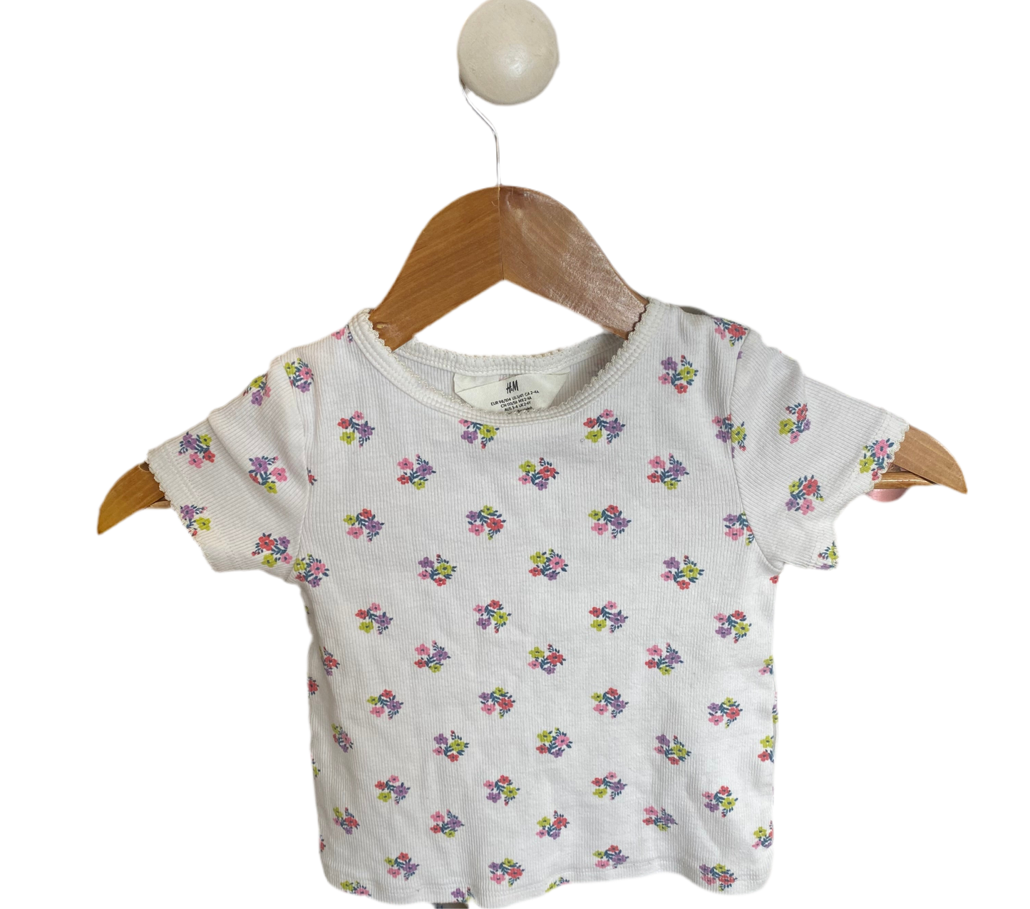 H&M | T-Shirt côtelé 2-4 ans