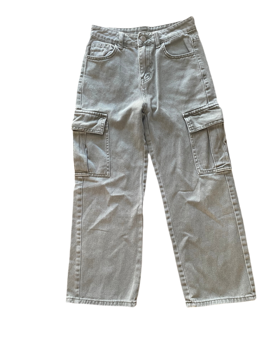 Jeans Cargo Kaki 10-11 ans