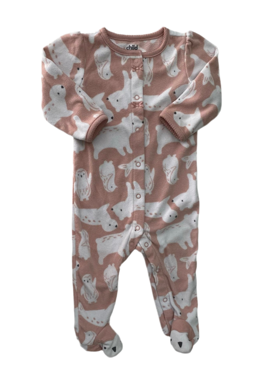 Pyjama molletonné 6-9 mois