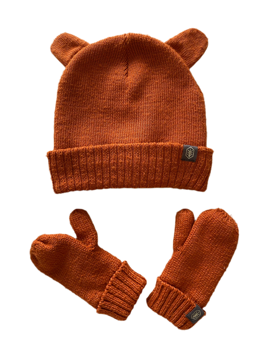 Tuque et mitaines 18-24 mois