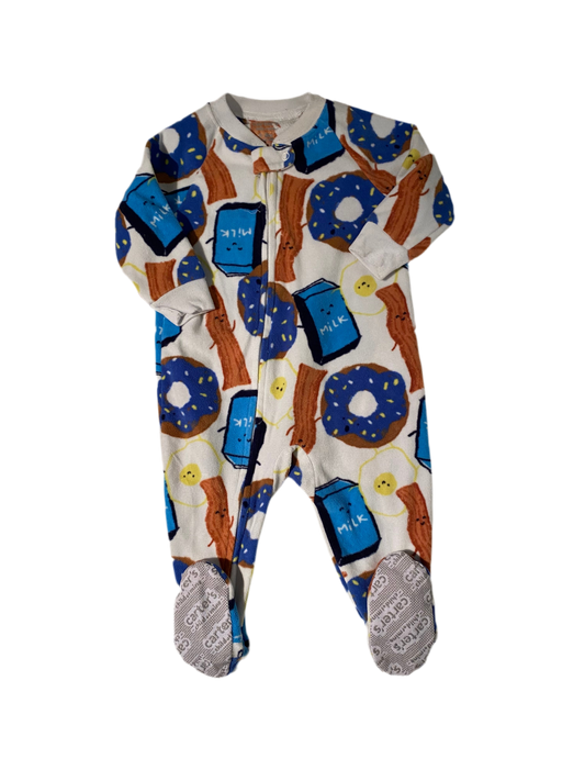 Pyjama molletonné 6-9 mois