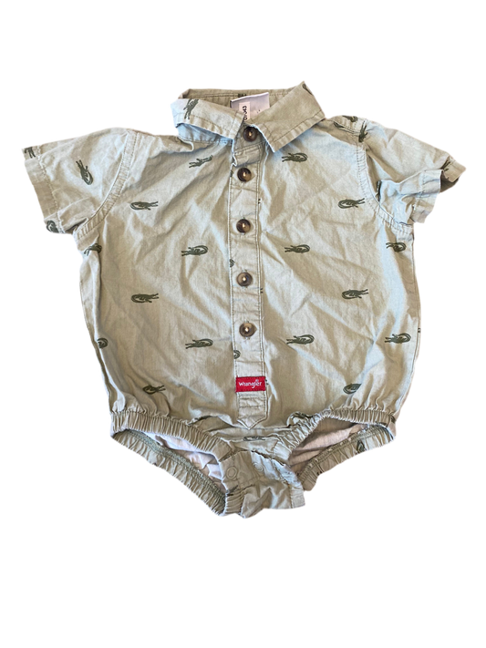Cache-couche chemise Wrangler 9 mois