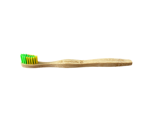 Brosse à dent pour enfant Vert-Jaune