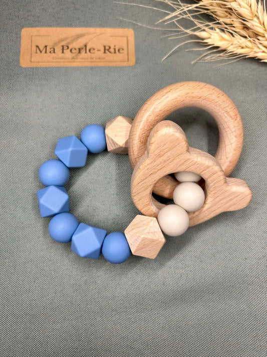 Hochet bleu