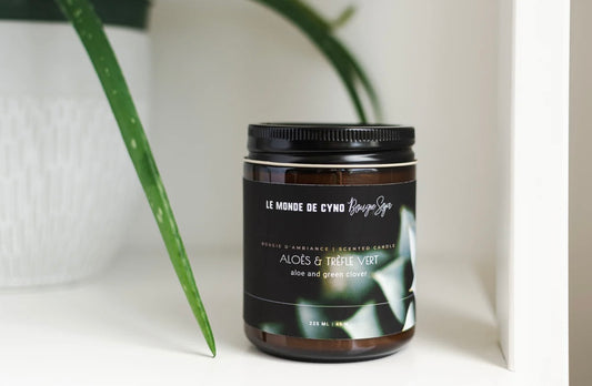 PRÉCOMMANDE - Bougie | Aloès et trèfle vert