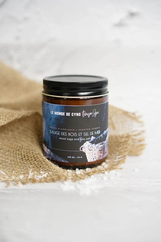 PRÉCOMMANDE - Bougie | Sauge des bois et sel de mer