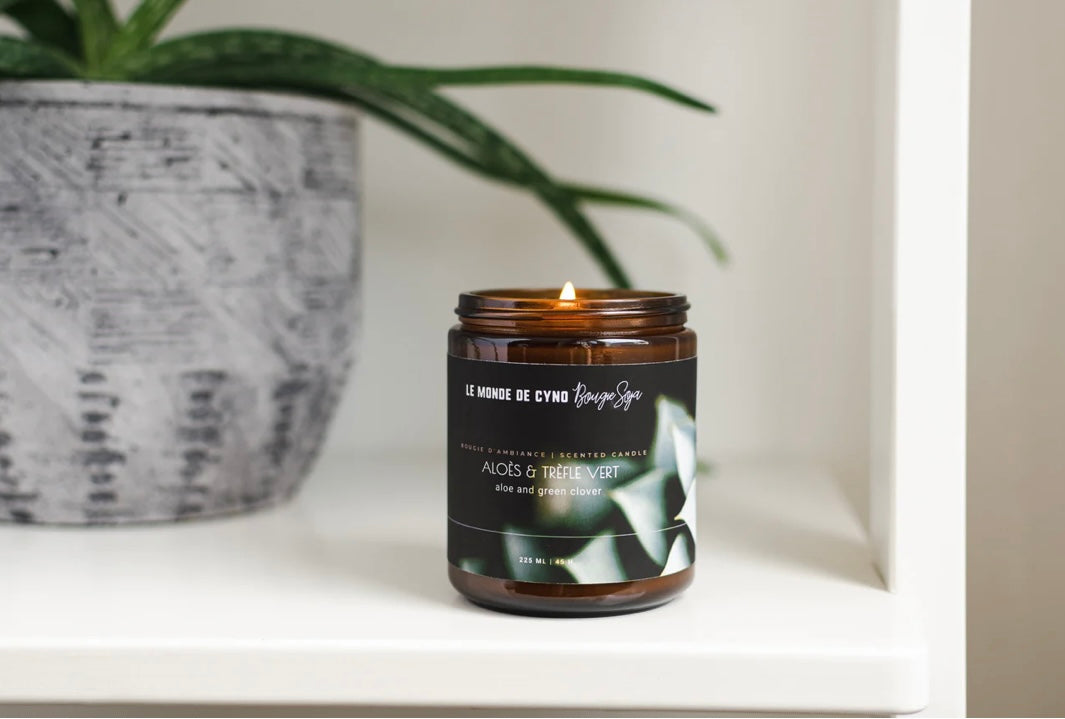 PRÉCOMMANDE - Bougie | Aloès et trèfle vert