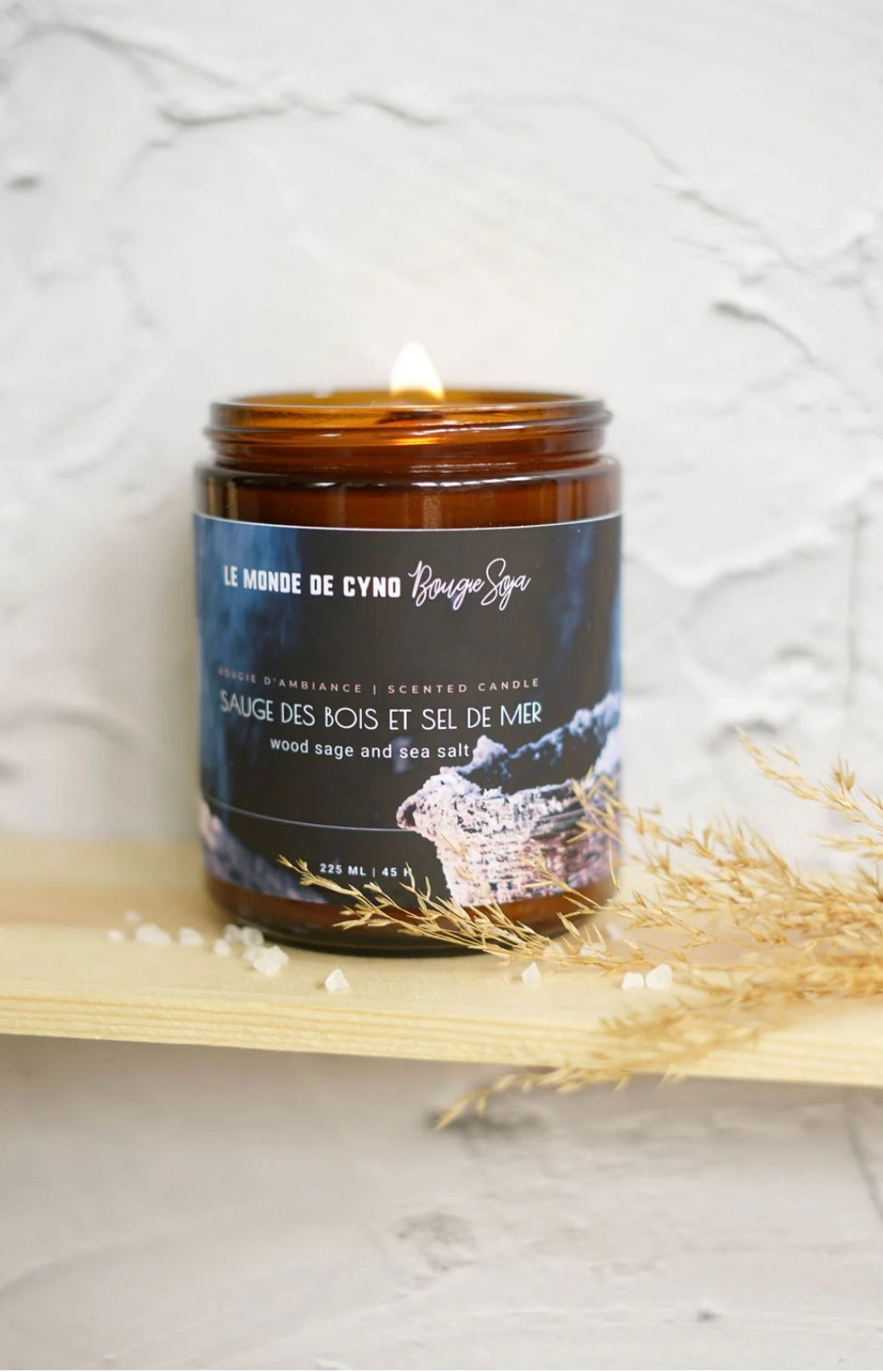 PRÉCOMMANDE - Bougie | Sauge des bois et sel de mer
