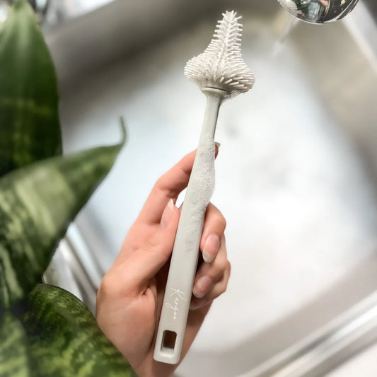 Brosse de nettoyage pour pochettes alimentaires, biberons et bouteilles